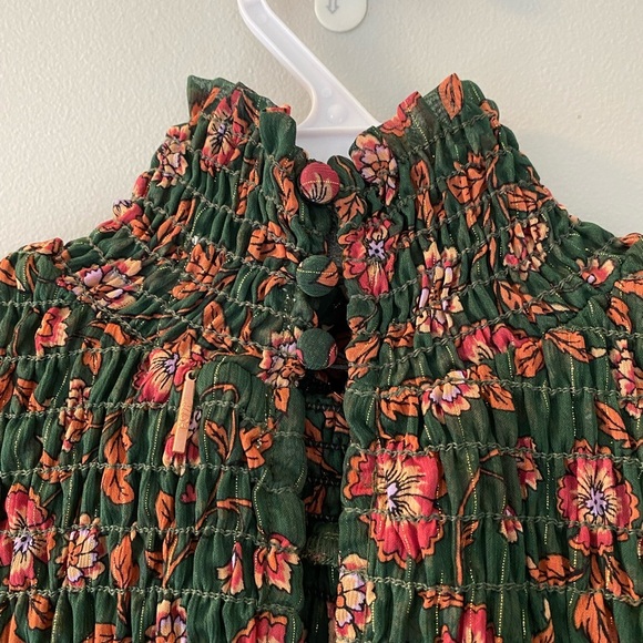 Misa Los Angeles Jessa mini chiffon dress in Evergreen Bloom pattern small - Picture 10 of 12